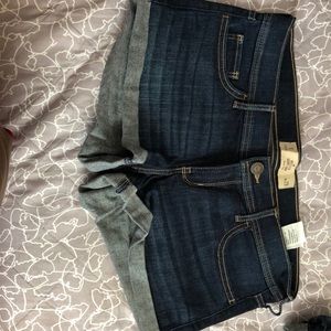 Hollister short short low rise jean shorts